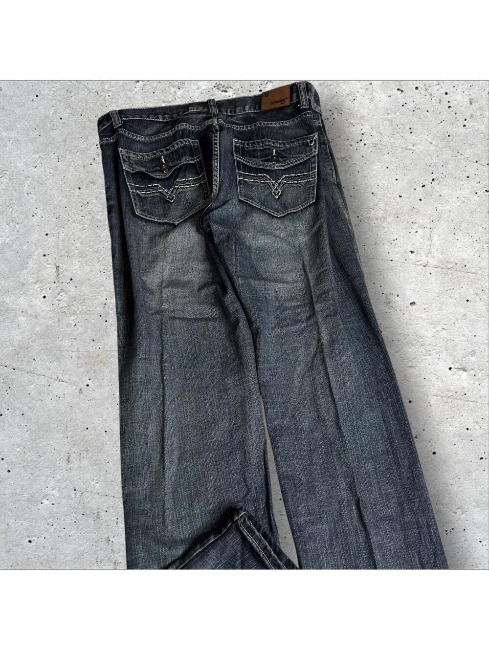 Flypaper Men's Slim Straight Denim Jeans Size 38x32